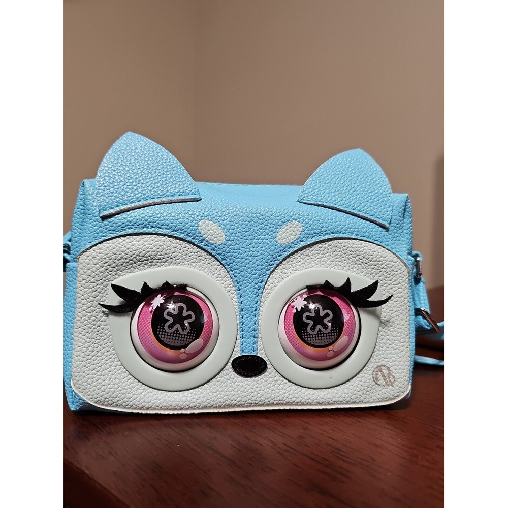 Purse Pets Fierce Fox Blue Interactive with Over 25 Sounds and Reactions